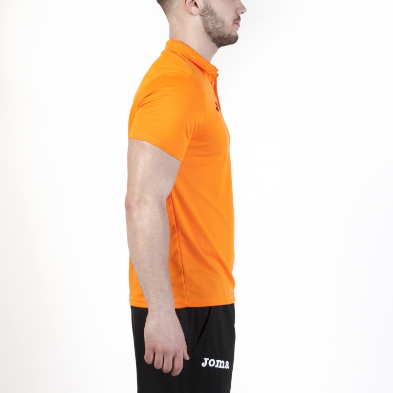 POLO SHIRT HOBBY ORANGE FLUOR S/S