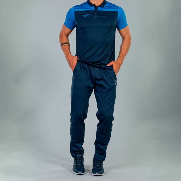 POLO SHIRT HOBBY II NAVY ROYAL S/S