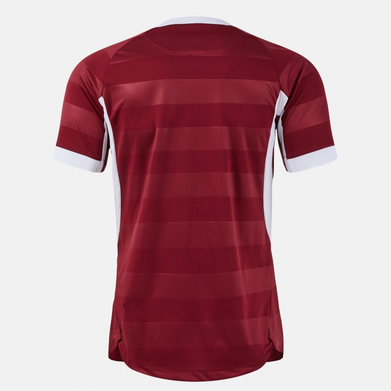 TOLETUM VII SHORT SLEEVE T-SHIRT BURGUNDY WHITE