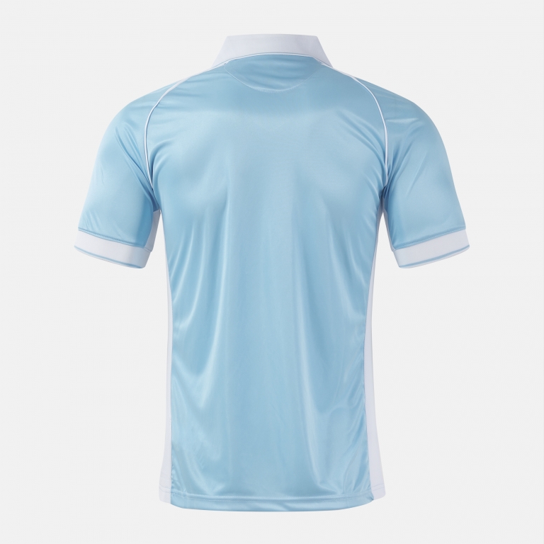 VINTAGE ECO RETRO SHORT SLEEVE T-SHIRT SKY BLUE WHITE