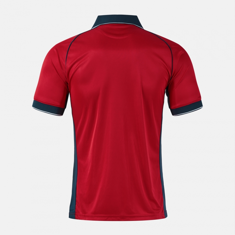 VINTAGE ECO RETRO SHORT SLEEVE T-SHIRT RED DARK NAVY