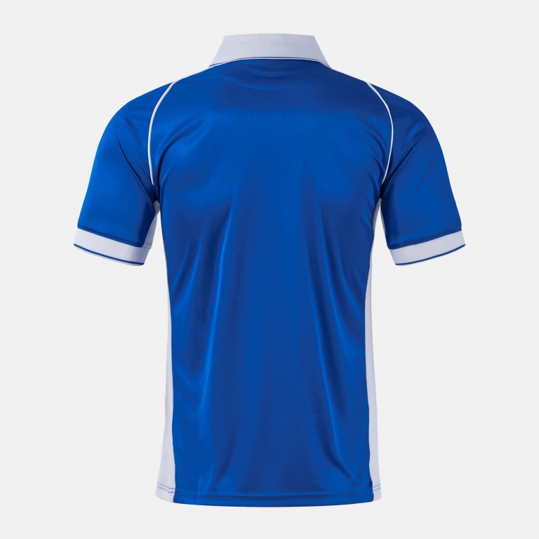 VINTAGE ECO RETRO SHORT SLEEVE T-SHIRT ROYAL BLUE WHITE
