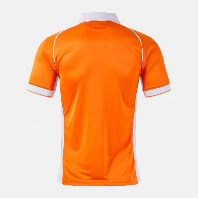 VINTAGE ECO RETRO SHORT SLEEVE T-SHIRT ORANGE WHITE
