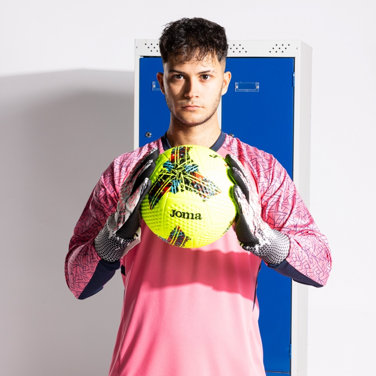 W-GIOCO BALL FLUOR YELLOW NAVY BLUE