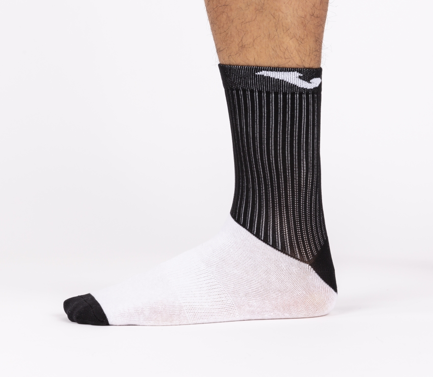 SOCK WITH COTTON FOOT BLACK