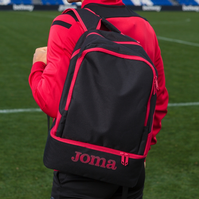 BACKPACK ESTADIO III BLACK RED
