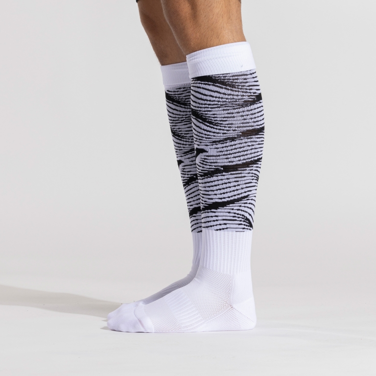 LIGA SOCKS WHITE BLACK