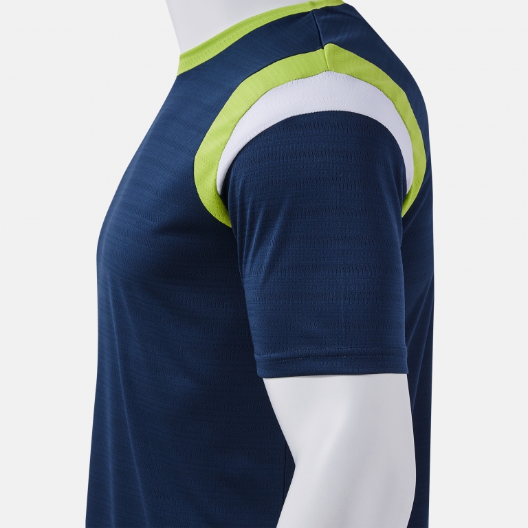 SHORT SLEEVE T-SHIRT TERRA DARK NAVY LIME