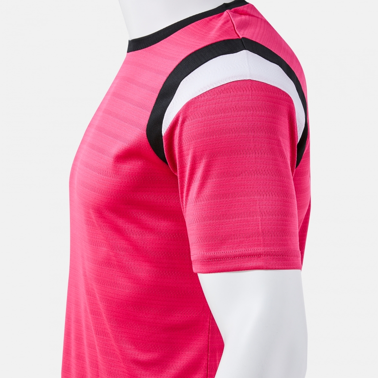 SHORT-SLEEVE T-SHIRT TERRA FUCHSIA BLACK