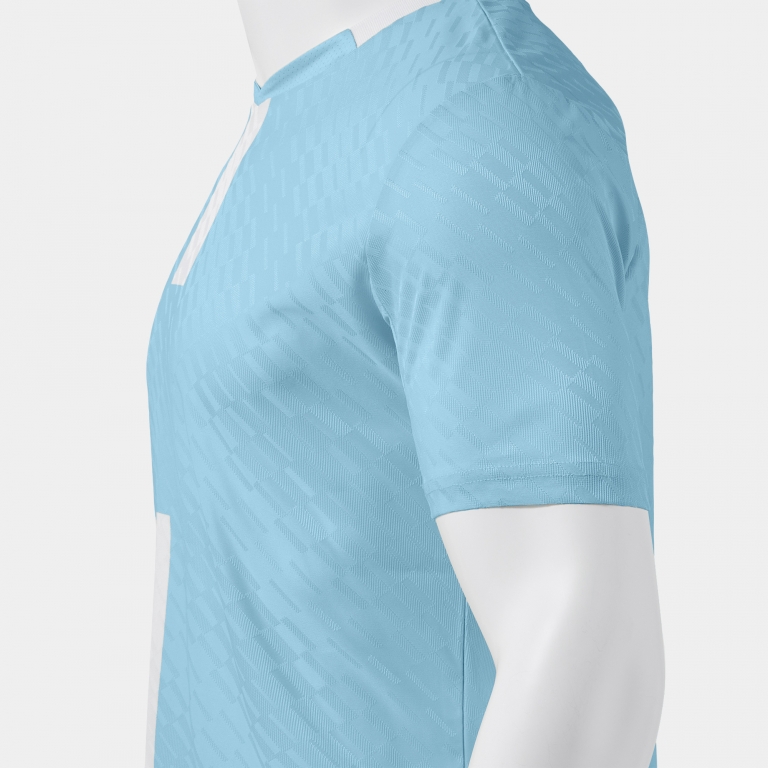 SHORT SLEEVE SHIRT PROTEAM III LIGHT BLUE WHITE