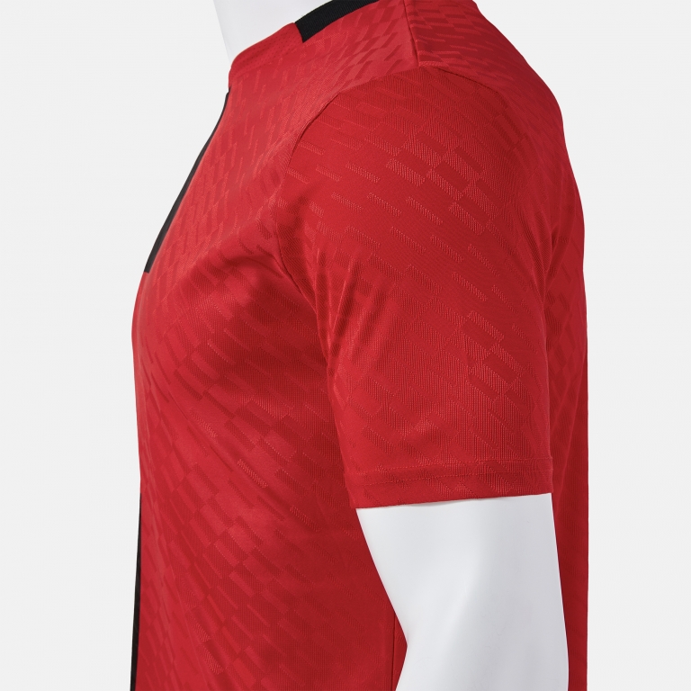 SHORT-SLEEVE SHIRT PROTEAM III RED BLACK