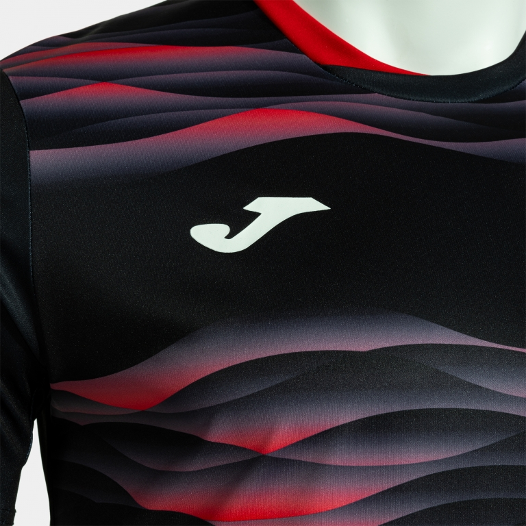 TIGER VII SHORT SLEEVE T-SHIRT BLACK RED