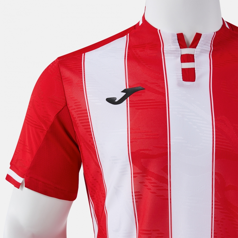 SHORT SLEEVE SHIRT PREMIER RED WHITE