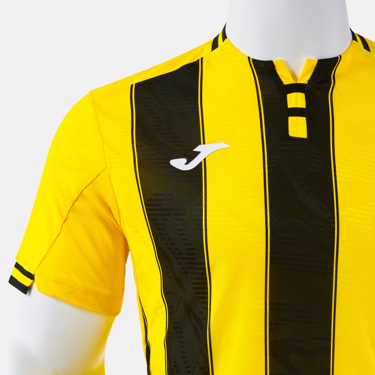 SHORT SLEEVE SHIRT PREMIER YELLOW BLACK