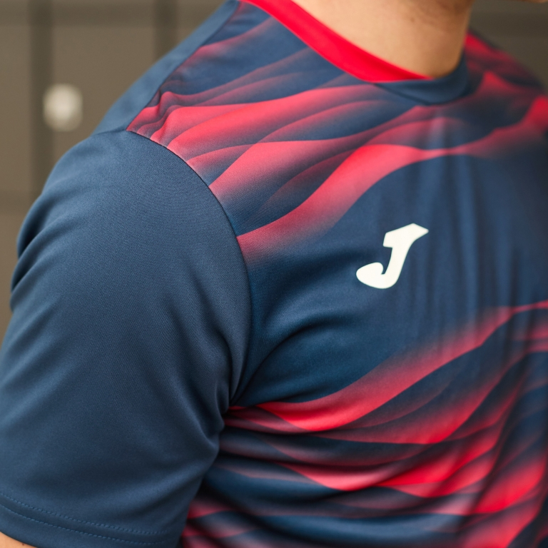 TIGER VII SHORT SLEEVE T-SHIRT DARK NAVY RED