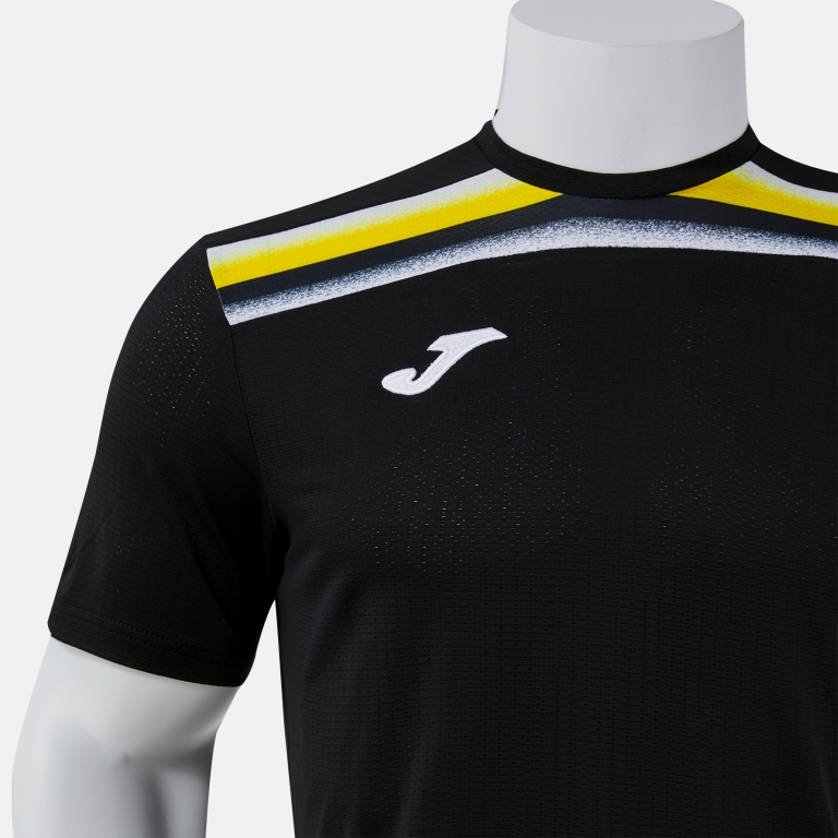 SHORT SLEEVE SHIRT TOLEDO II BLACK YELLOW