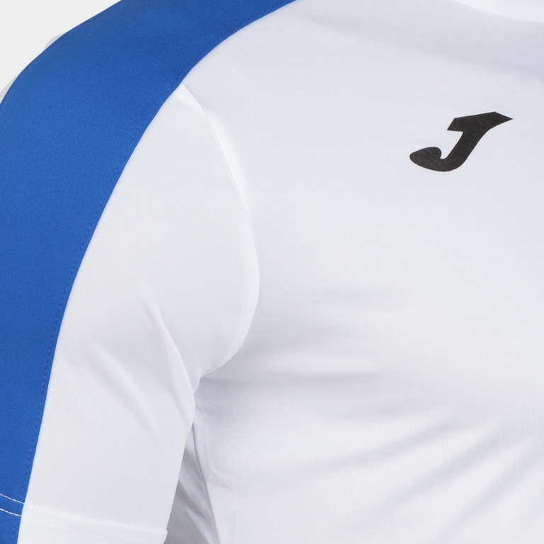 ACADEMY T-SHIRT WHITE-ROYAL S/S