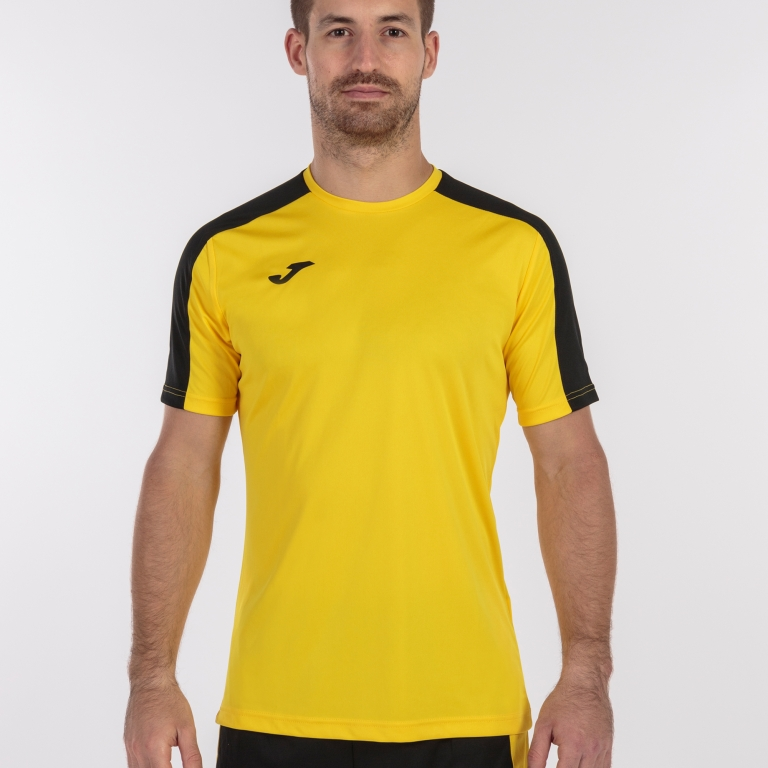 ACADEMY T-SHIRT YELLOW-BLACK S/S