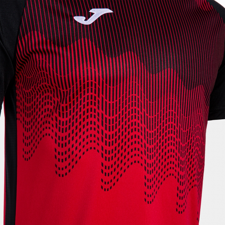 TIGER VI SHORT SLEEVE T-SHIRT RED BLACK