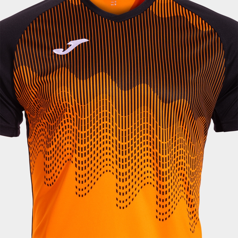 TIGER VI SHORT SLEEVE T-SHIRT ORANGE BLACK