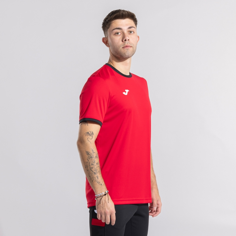 COMBI PREMIUM SHORT SLEEVE T-SHIRT RED BLACK