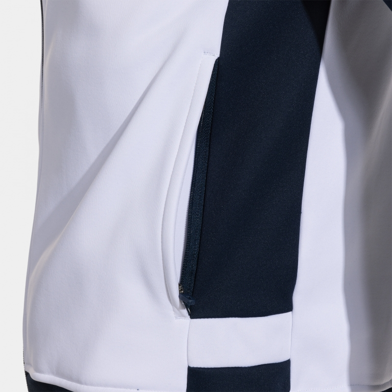LIDER ZIP-UP HOODIE WHITE DARK NAVY