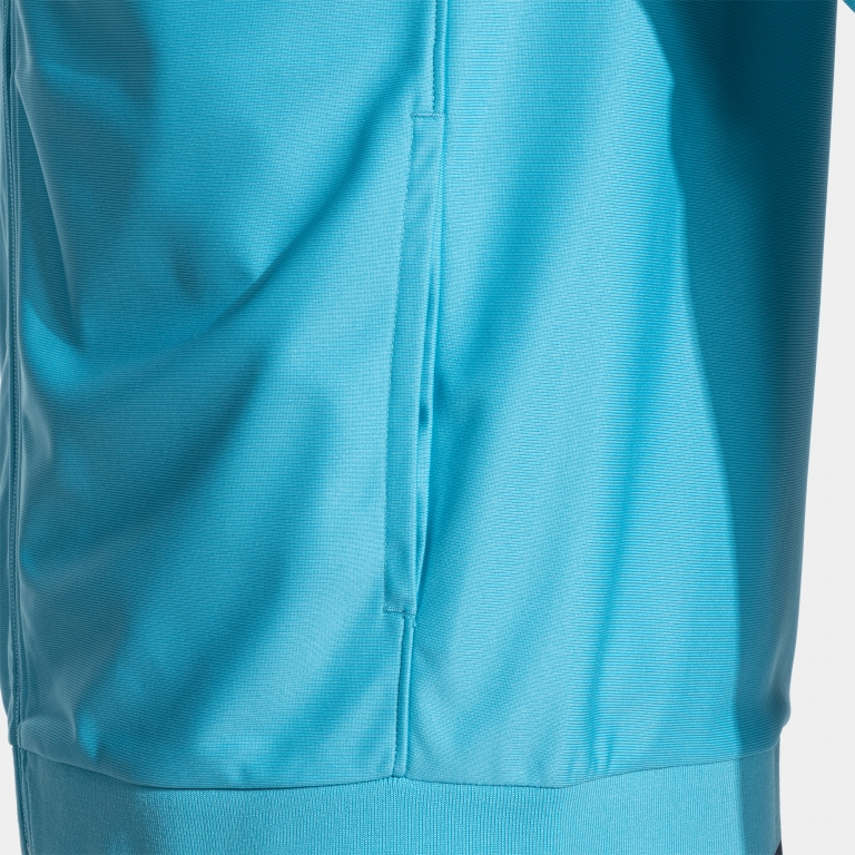 COMBI PREMIUM FULL ZIP SWEATSHIRT FLUOR TURQUOISE DARK NAVY