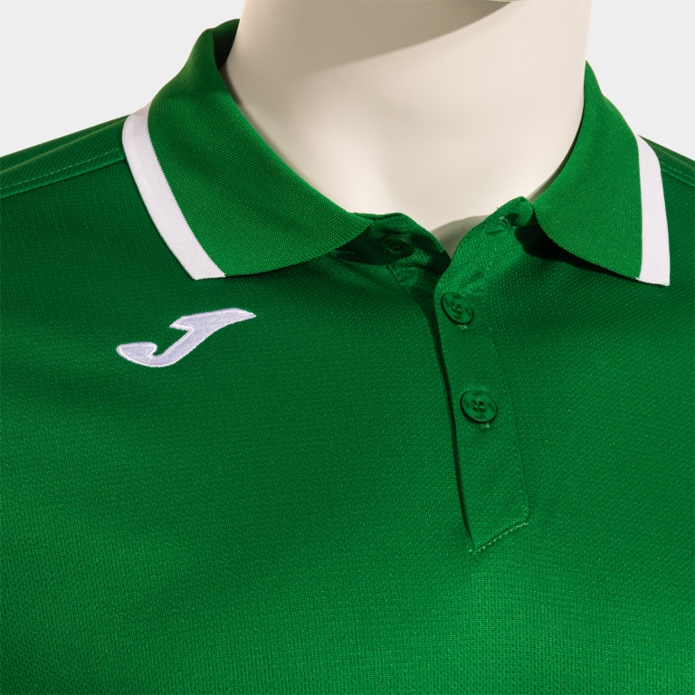 COMBI PREMIUM SHORT SLEEVE POLO GREEN WHITE