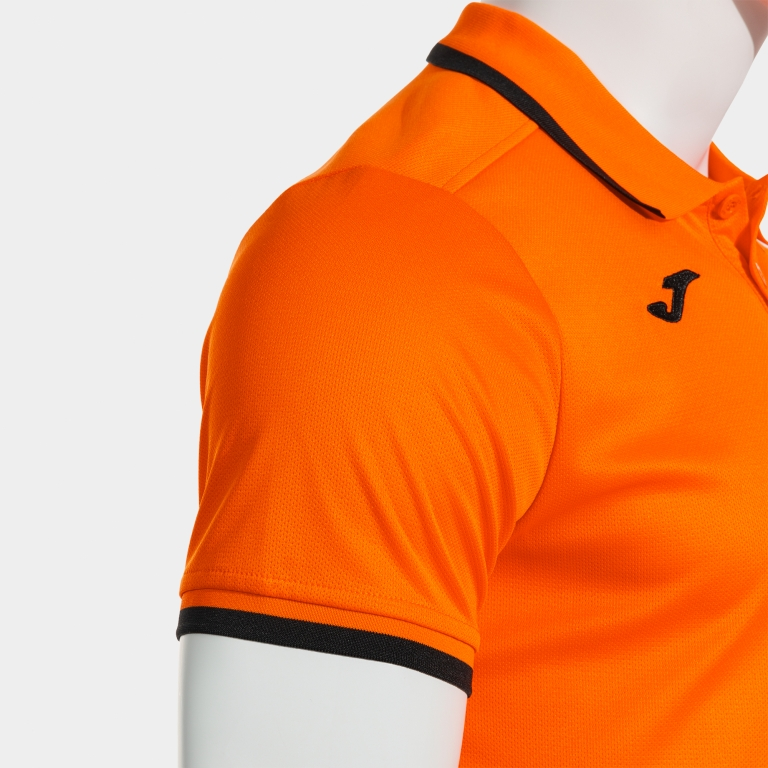 COMBI PREMIUM SHORT SLEEVE POLO ORANGE BLACK