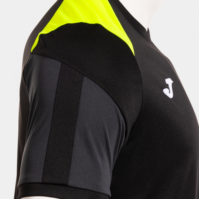 DANUBIO SHORT SLEEVE T-SHIRT BLACK FLUOR YELLOW