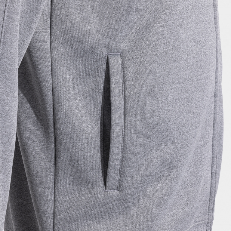 OLIMPIADA ZIP UP HOODIE MELANGE GRAY BLACK