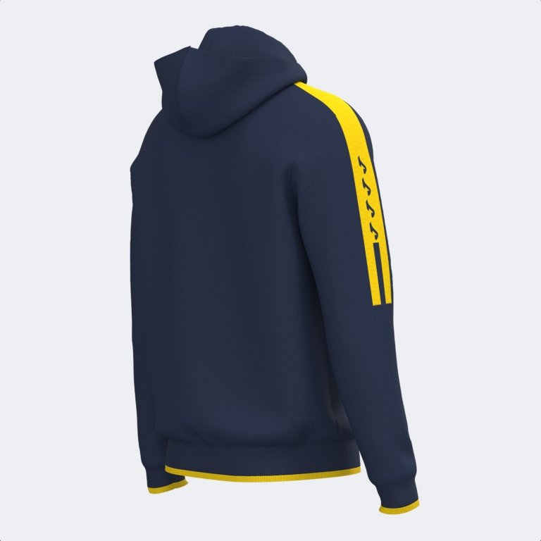 OLIMPIADA ZIP UP HOODIE NAVY YELLOW