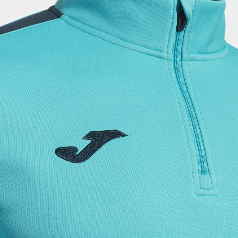 OLIMPIADA SWEATSHIRT FLUOR TURQUOISE BLACK