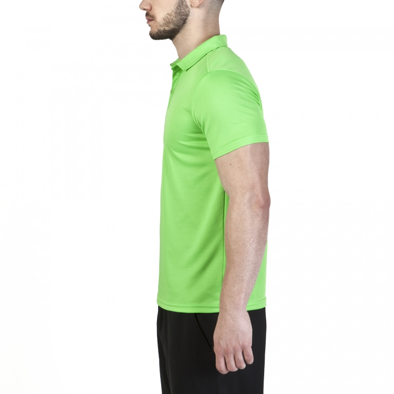 POLO SHIRT HOBBY GREEN FLUOR S/S