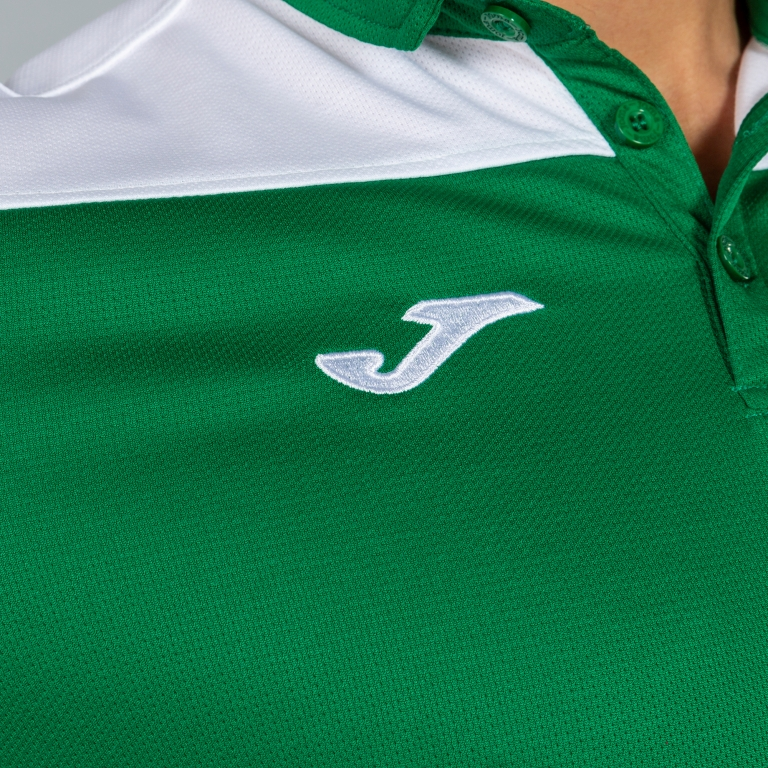 POLO SHIRT HOBBY II GREEN WHITE S/S
