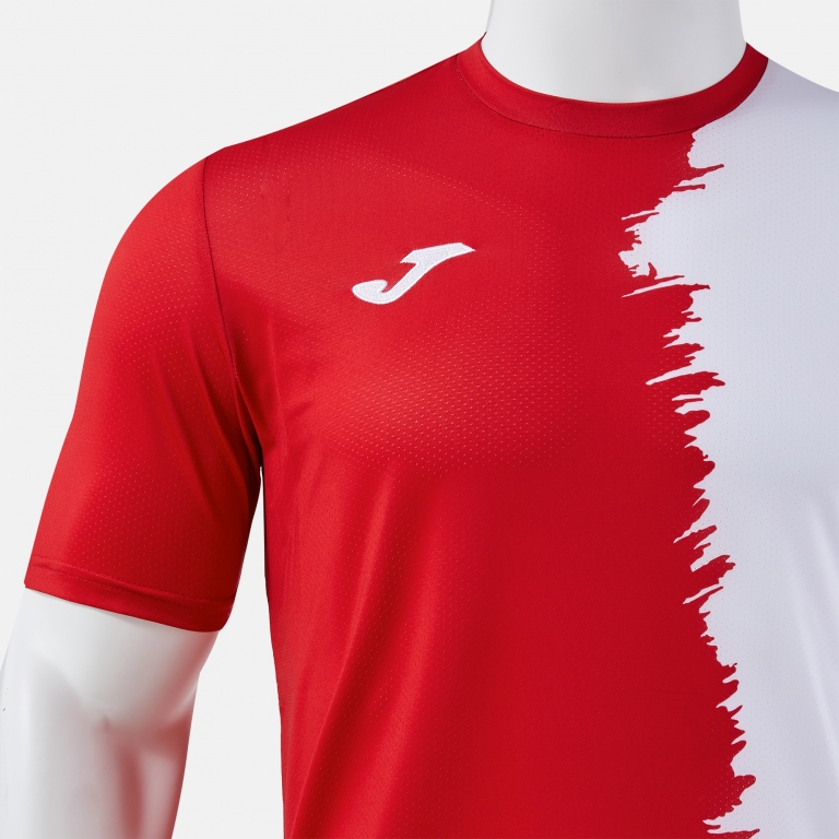 PICASHO SHORT SLEEVE T-SHIRT RED WHITE