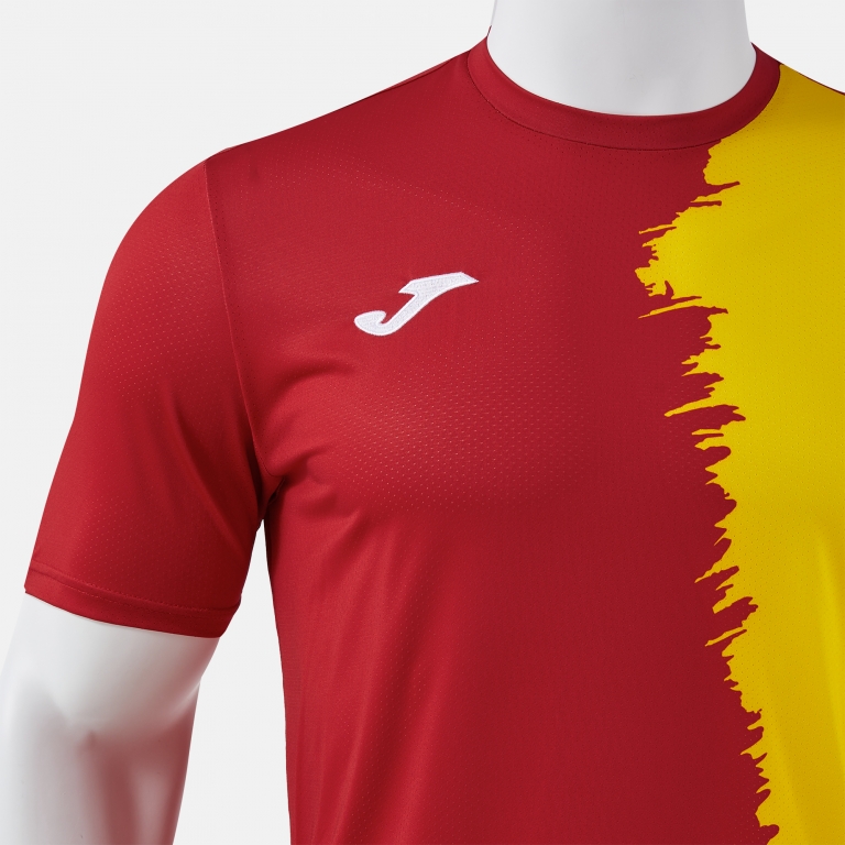 PICASHO SHORT SLEEVE T-SHIRT RED YELLOW