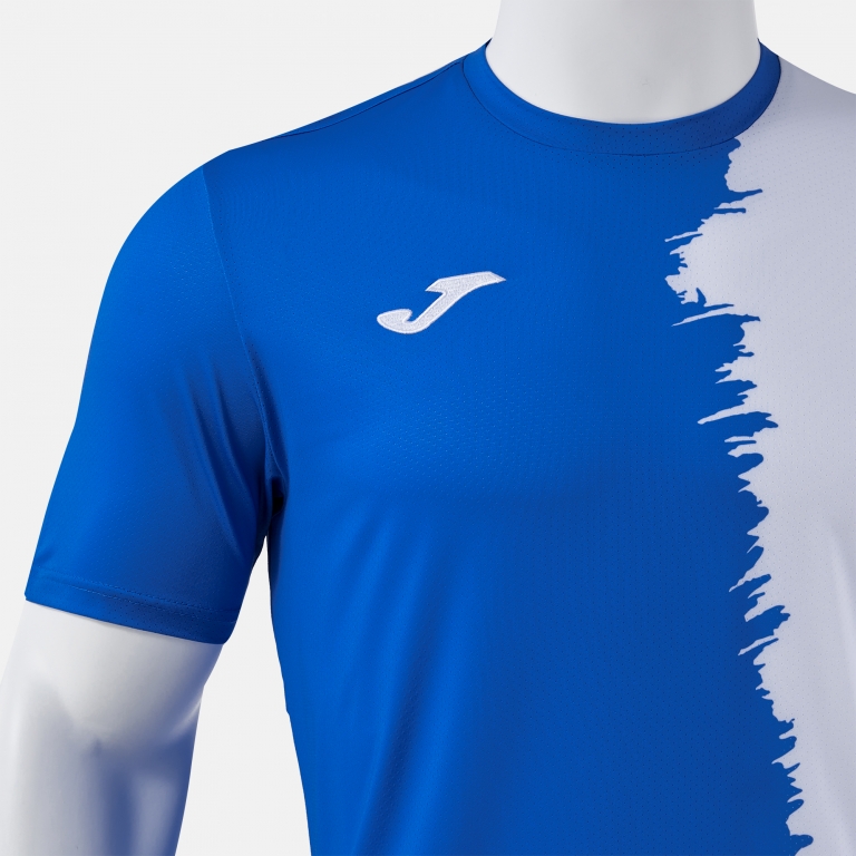 PICASHO SHORT SLEEVE T-SHIRT ROYAL BLUE WHITE