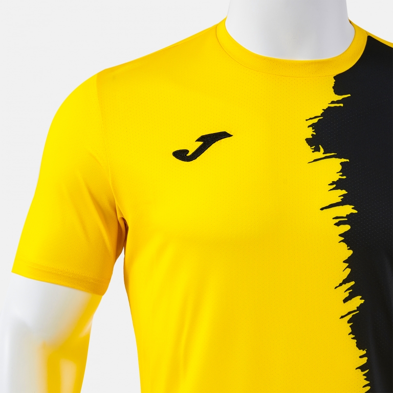 PICASHO SHORT SLEEVE T-SHIRT YELLOW BLACK