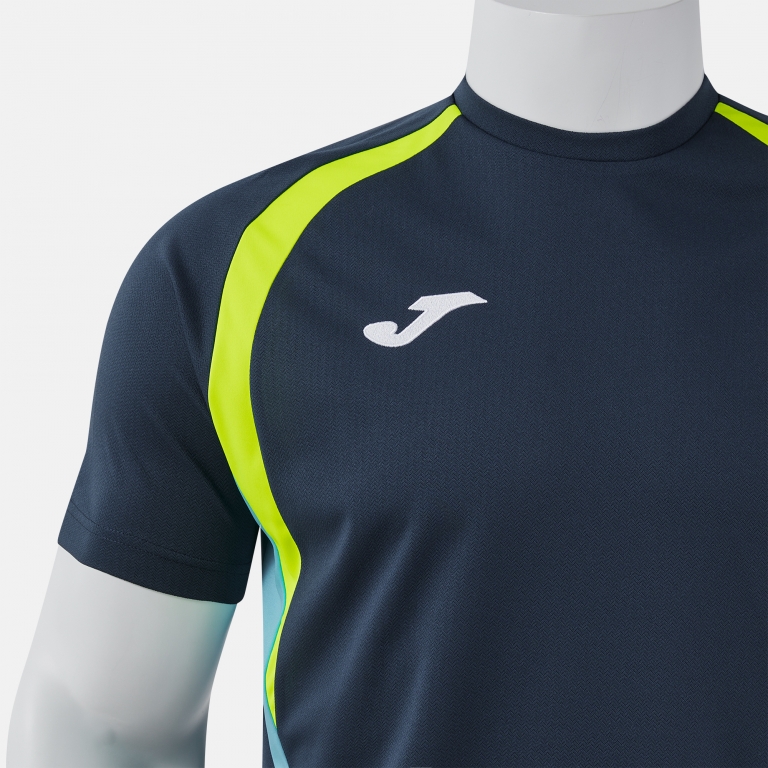CHAMPIONSHIP 20 SHORT SLEEVE T-SHIRT DARK NAVY FLUOR YELLOW