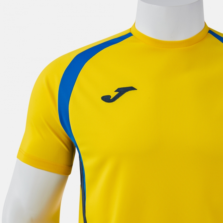 CHAMPIONSHIP 20 SHORT SLEEVE T-SHIRT YELLOW ROYAL BLUE