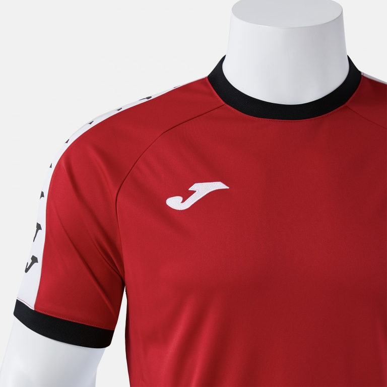 HEROIC SHORT SLEEVE T-SHIRT RED BLACK