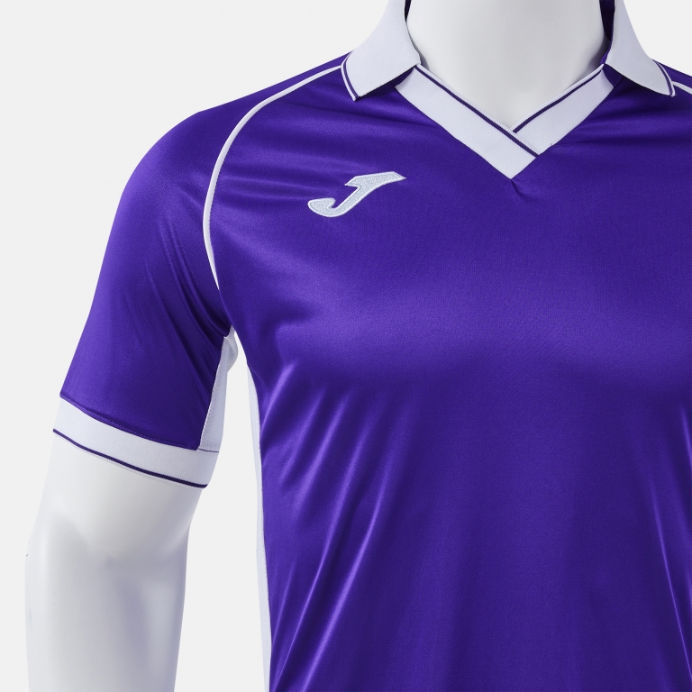 VINTAGE ECO RETRO SHORT SLEEVE T-SHIRT VIOLET WHITE