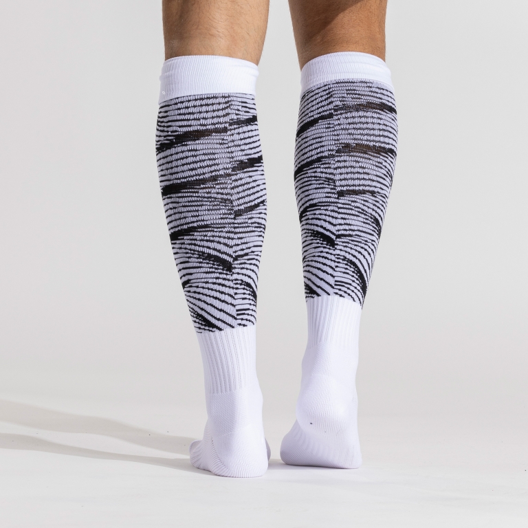 LIGA SOCKS WHITE BLACK