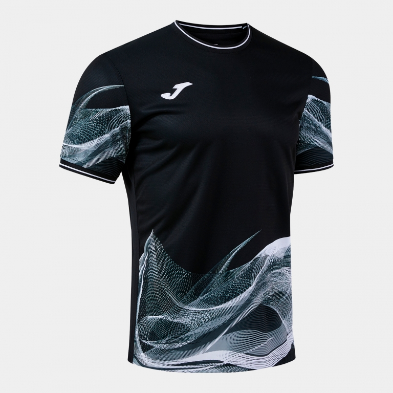 SHORT-SLEEVE T-SHIRT WAVE BLACK WHITE