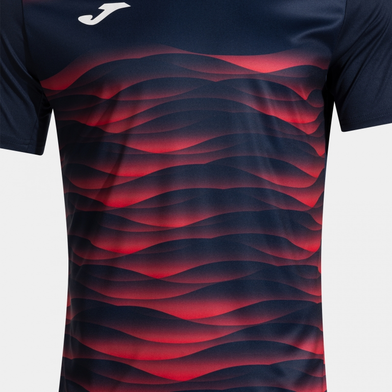 TIGER VII SHORT SLEEVE T-SHIRT DARK NAVY RED