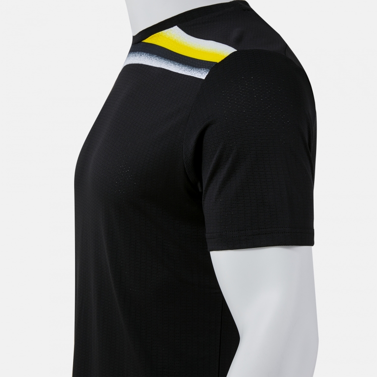 SHORT SLEEVE SHIRT TOLEDO II BLACK YELLOW