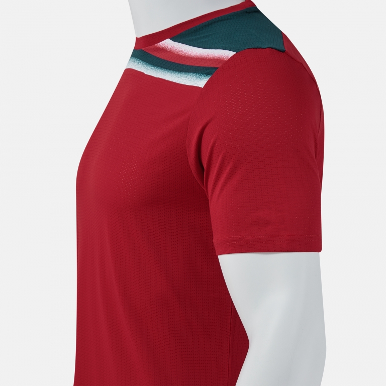 SHORT SLEEVE SHIRT TOLEDO II RED DARK NAVY
