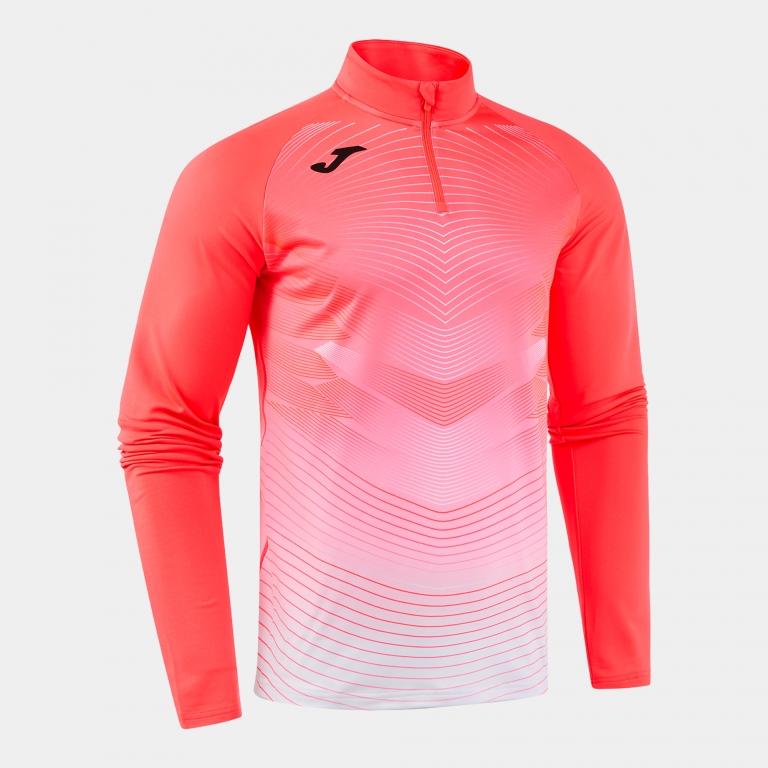 SWEATSHIRT ELITE XII FLUORESCENT CORAL