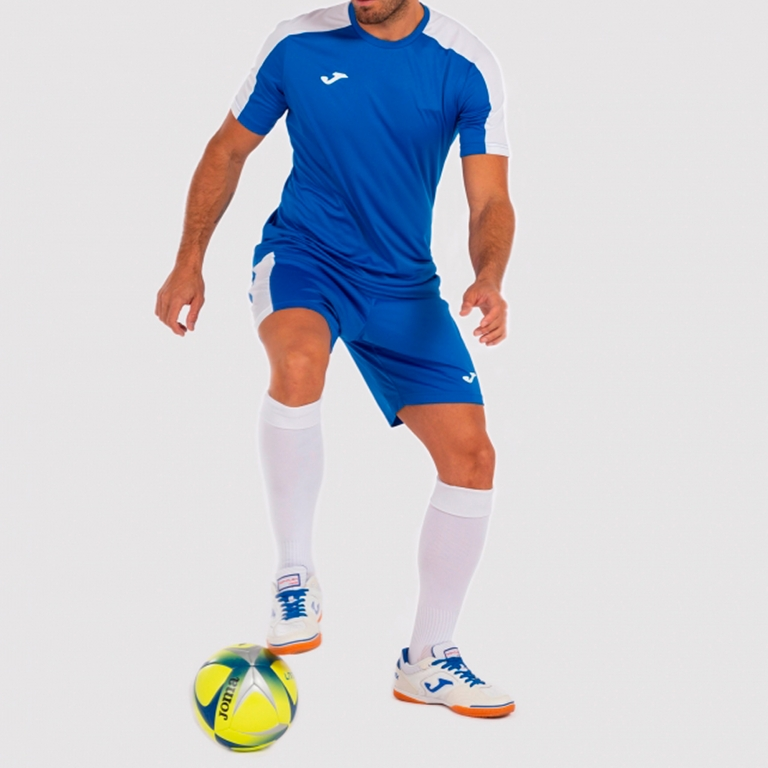 ACADEMY T-SHIRT ROYAL WHITE S/S